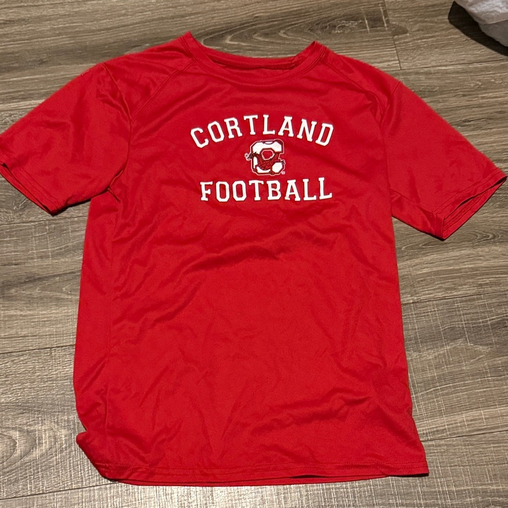 Red Cortland Football T-Shirt